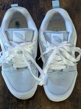 Vans Old Skool Light Blue Suede Sneakers